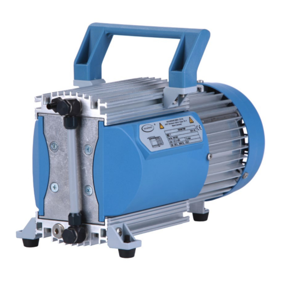 vacuubrand MD 1 Instructions For Use Manual