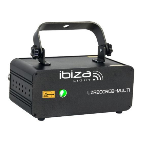 Ibiza LZR200RGB-MULTI Manuals