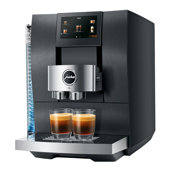 Jura Z10 Automatic Coffee Machine Manuals