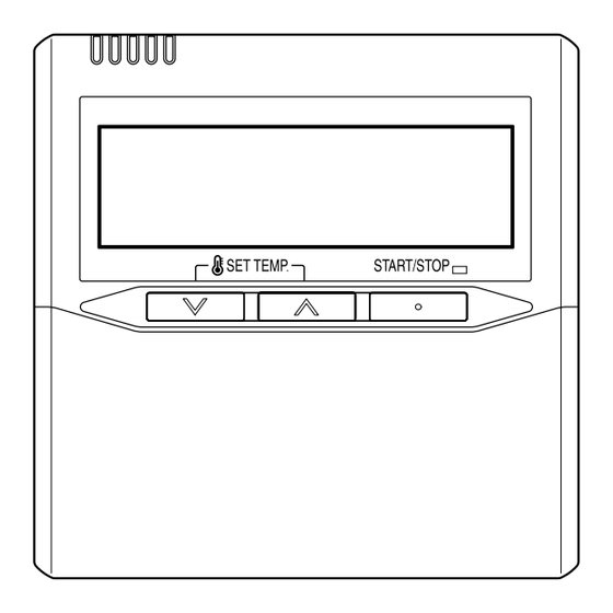 AirStage UTY-RNK Series Operating Manual