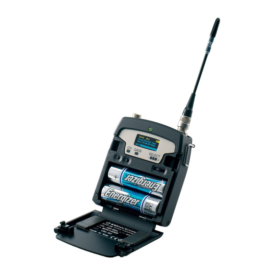 WisyCom MTP30 Quick User Manual