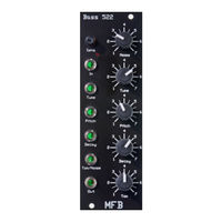MFB Bass 522 Owner's Manual