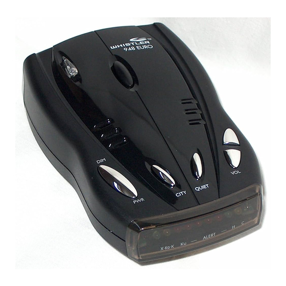 Whistler 948 Owner's Manual