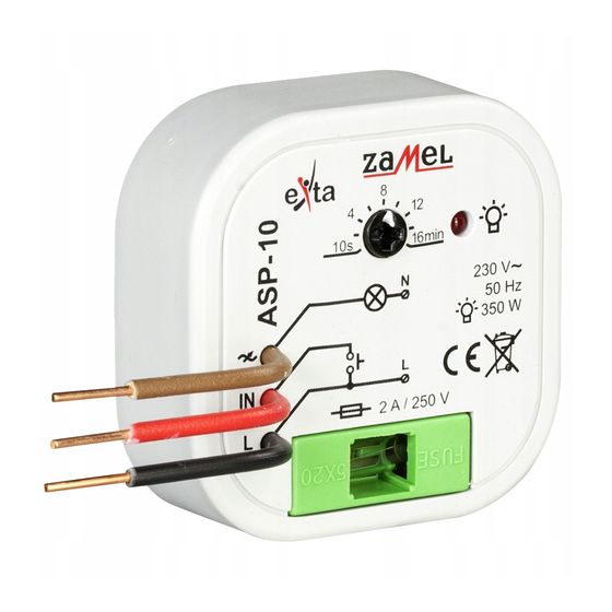 Zamel exta ASP - 10 Instruction Manual