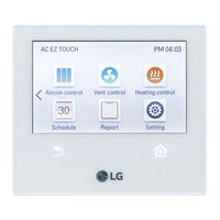 LG AC Ez Touch PACEZA000 Installation Manual