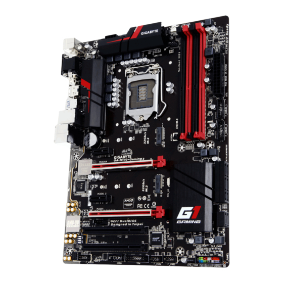 Gigabyte GA-H170-Gaming 3 Manuals