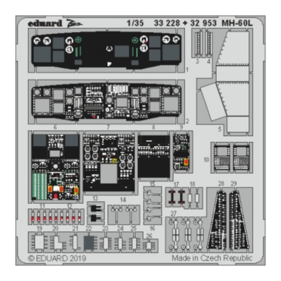 Eduard Zoom MH-60L Assembly Instructions