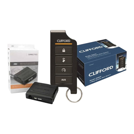 Directed Clifford 4606X Owner's Manual