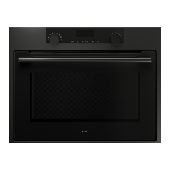 Asko OM8464S Instructions For Use Manual