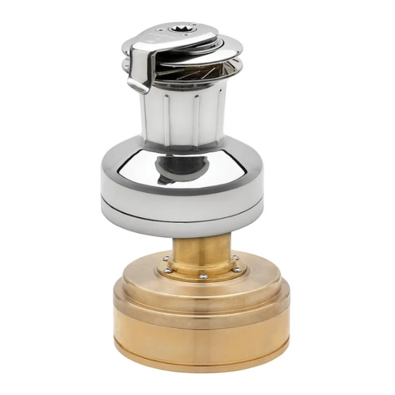 User Manuals: Ronstan Andersen Compact Motor 46ST Winch