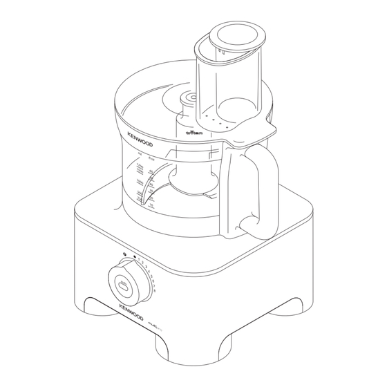 Kenwood FPM800 series Instructions Manual