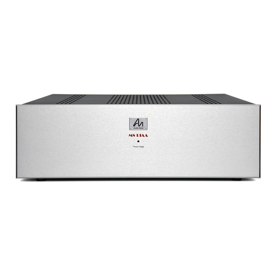 Audio Note M8 RIAA Owner's Information