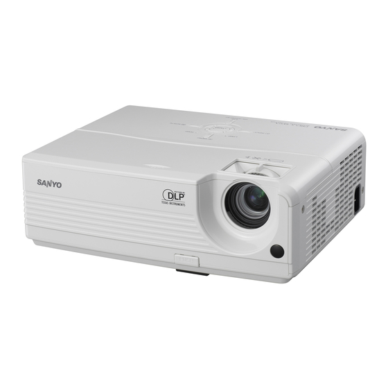 Sanyo PDG-DSU20E Service Manual