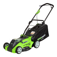 GreenWorks 25157 User Manual
