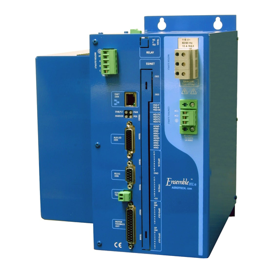Aerotech Ensemble HLe Hardware Manual
