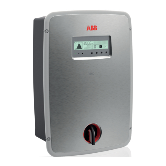 ABB UNO-2.5-I-OUTD Quick Installation Manual