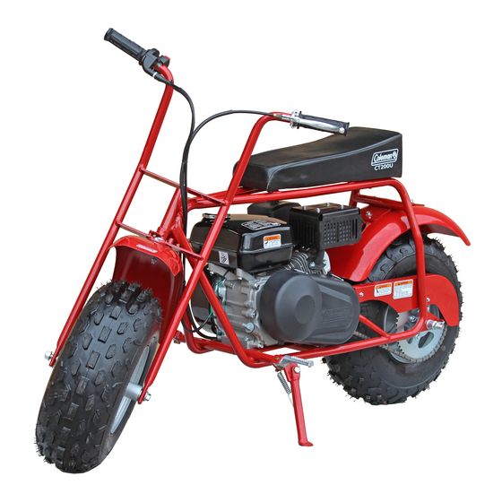Coleman CT200U-A Assembly Instructions Manual