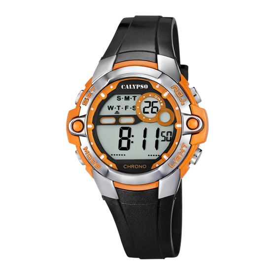 Calypso Watches DIGITAL IKM 0995 Instruction Manual