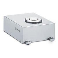Sartorius WZA225-CW Installation Instructions Manual