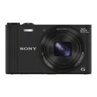 Sony DSC-WX300 Instruction & Operation Manual