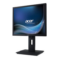 Acer B196L User Manual