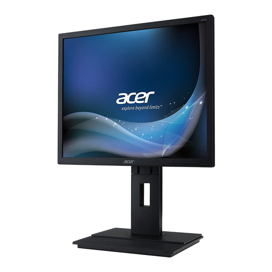 Acer B196L User Manual