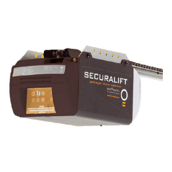 Automatic Technology SecuraLift GDO-7V1 Owner's Installation Instructions Manual