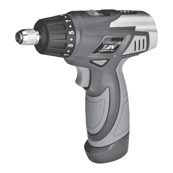 Genesis GLSD72A Operator's Manual
