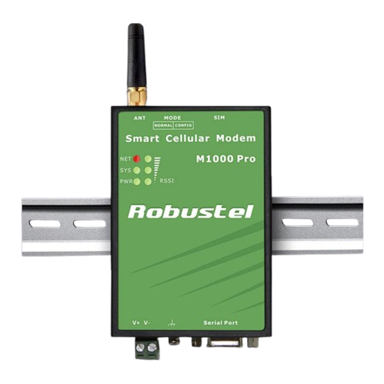 Robustel GoRugged M1000 Pro User Manual
