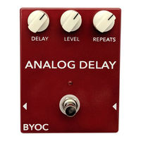 BYOC Analog Delay Kit Instructions Manual