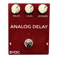 Byoc Analog Delay Kit Instructions Manual