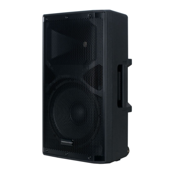 User Manuals: American Audio APX12 GO BT Portable