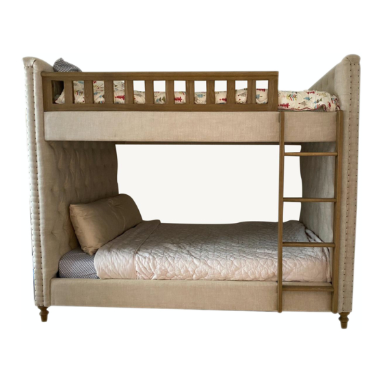 RH Baby&child Chesterfield Bunk Bed Storage With Ladder Assembly Instructions Manual