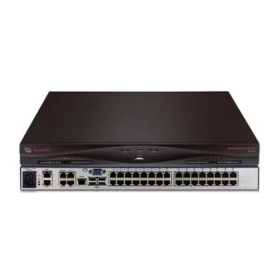 Avocent MPU1016DAC-001 Specification Sheet