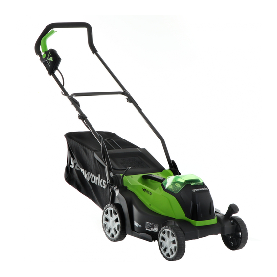 GreenWorks G48LM36 Operator's Manual