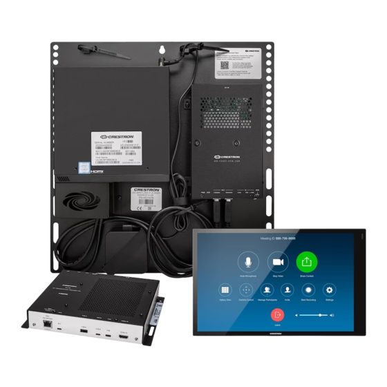 Crestron UC-CX100-T-WM Quick Start Manual