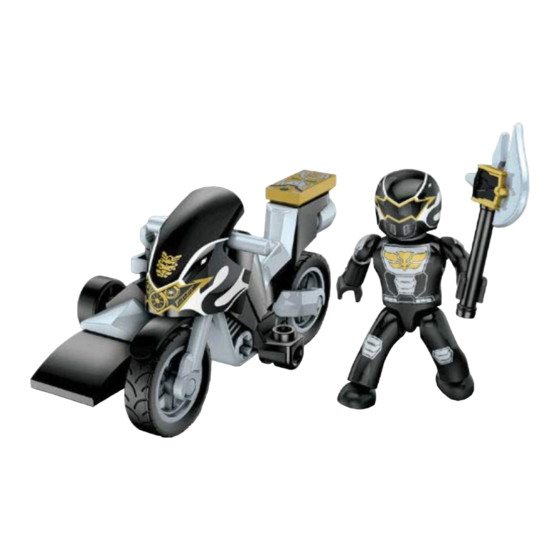 Mega Bloks Saban's Power Rangers Megaforce Black Ranger Hero Racer Assembly Instructions