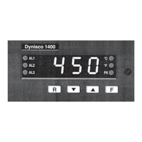 Dynisco 1401 Instructions Manual