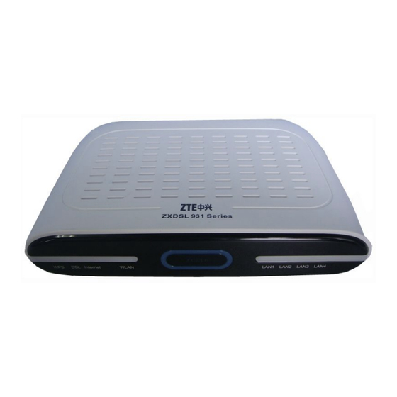 Zte ZXDSL 931WII Maintenance Management Manual
