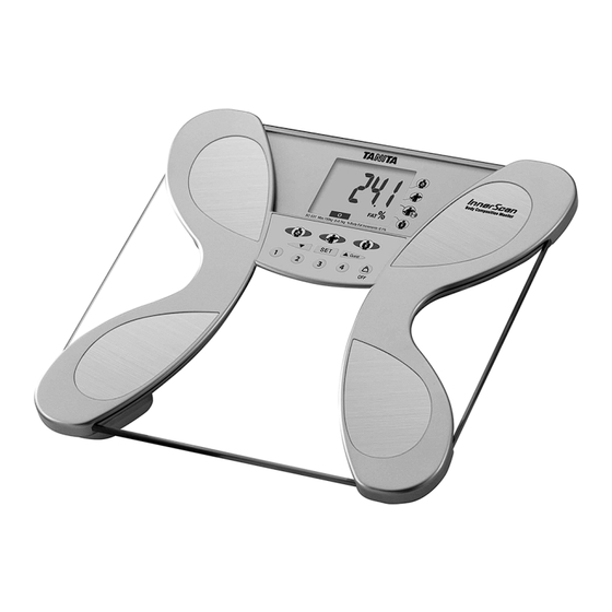 Tanita BC 531 INNERSCAN Instruction Manual