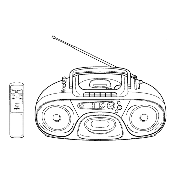 User Manuals: Sanyo MCD-Z155F CD Player