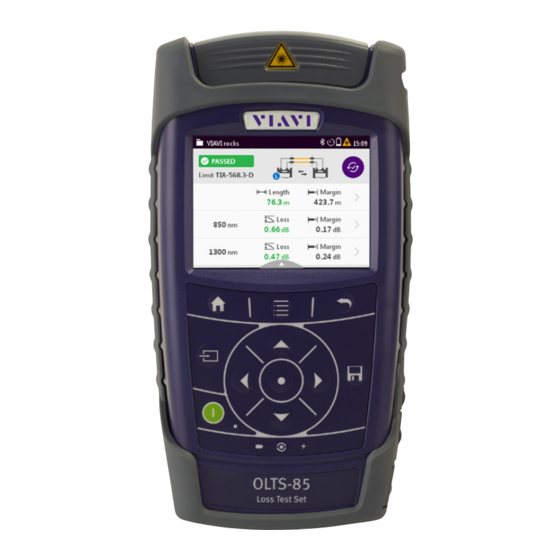 Viavi SmartClass OLT-85 Manuals