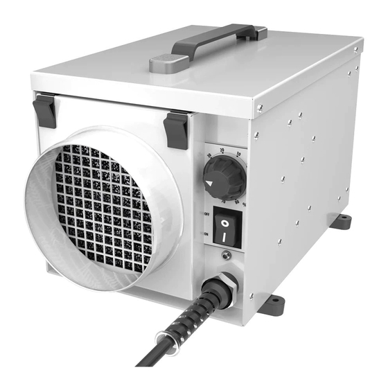 ionmax ECORPRO DRYFAN DB8 Manuals