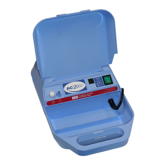 Clement Clarke International MEDIX AC2000 Manual
