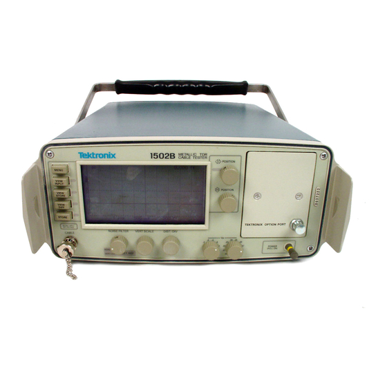 Tektronix 1502B Service Manual