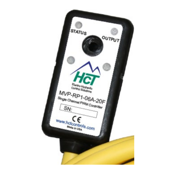 HCT MVP-R Series User Manual