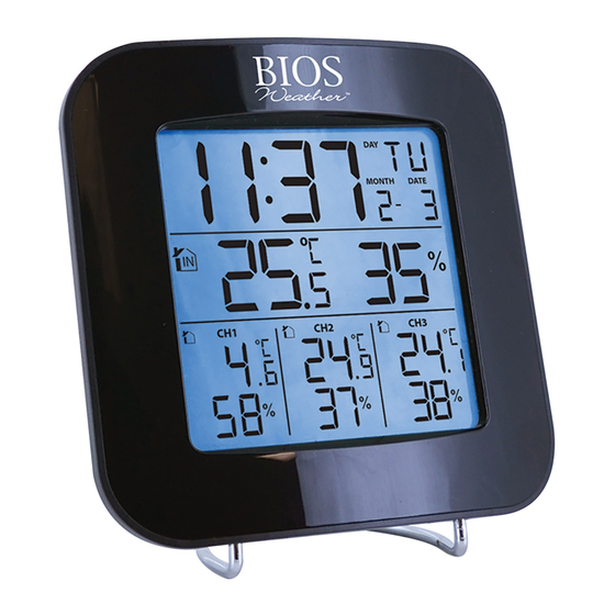 BIOS WEATHER 339BC Manual