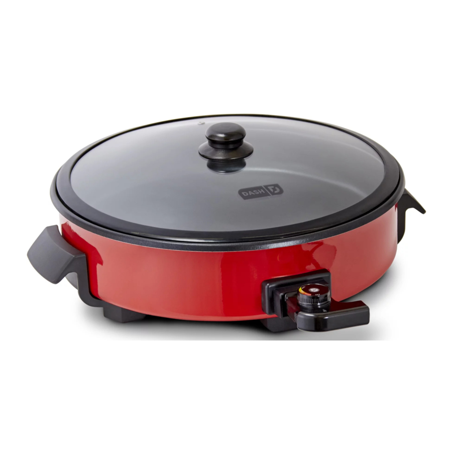 Dash DRG214 - Family Skillet Manual & Recipes