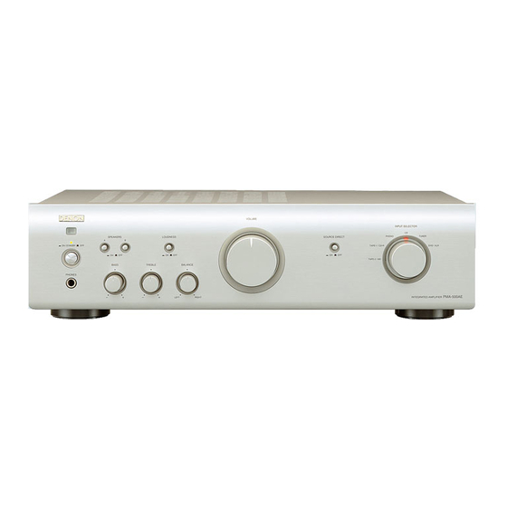 Denon PMA-500AE Service Manual