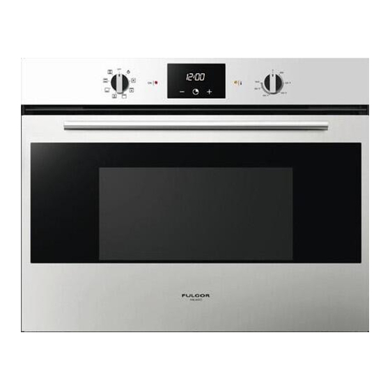 Fulgor Milano F1SM30S3 Installation Instructions Manual